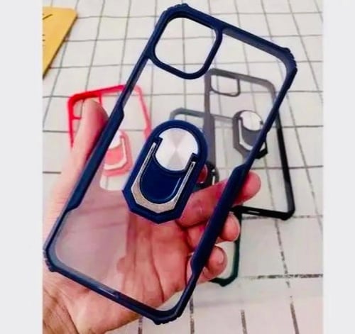 كفر حماية شفاف بمسكة لهاتف سامسونج جلاكسي Galaxy N...