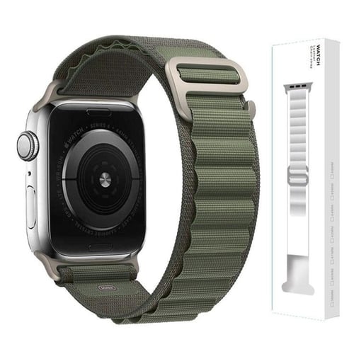 سوار ساعة آبل قماش نايلون ,جذاب متوافق مع Apple Wa...