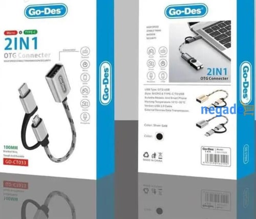 Go-Des-وصلة محول يوسبي USB الى مايكرو وتاب سي توصي...