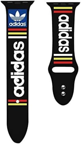 سوار ساعة آبل سيليكون رياضي، مميز، متوافق مع Apple...