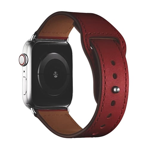 سوار ساعة آبل – جلد، مريح، متوافق مع Apple Watch.