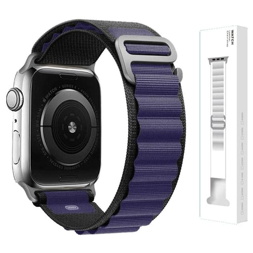 سوار ساعة آبل قماش نايلون ,جذاب متوافق مع Apple Wa...