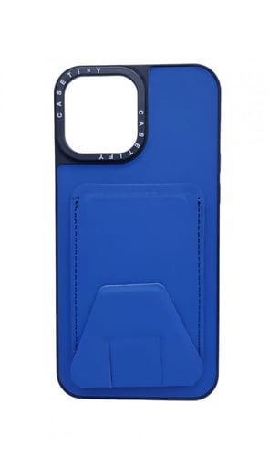 كفر آيفون 13 سيليكون مسكة مغناطيس ومحفظة بطاقات- م...