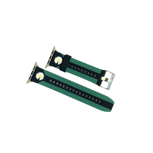 سوار ساعة ابل سيليكون قابل للتعديل والتوسيع بتصميم...