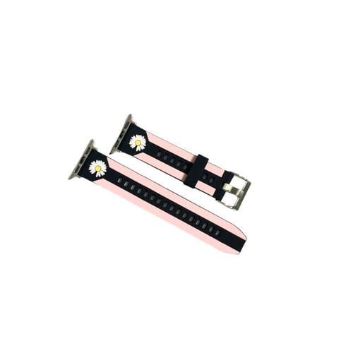 سوار ساعة ابل سيليكون قابل للتعديل والتوسيع بتصميم...