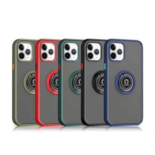 كفر ايفون 12 شفاف ثلجي مسكة متوافق مع أجهزة أبل