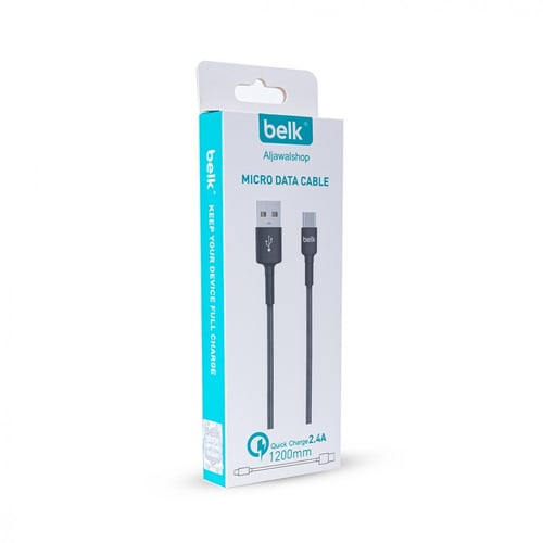 belk-كيبل سلك شاحن ميكرو سريع طول 1.20m من بيلك