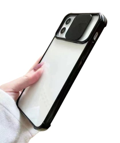 كفر ايفون XS MAX شفاف ثلجي متوافق مع أجهزة أبل