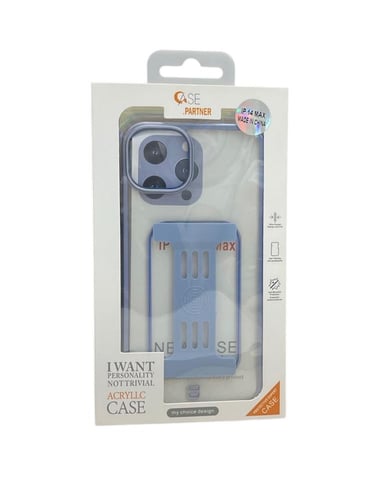 كفر ايفون 14plus شفاف مسكة متوافق مع أجهزة أبل