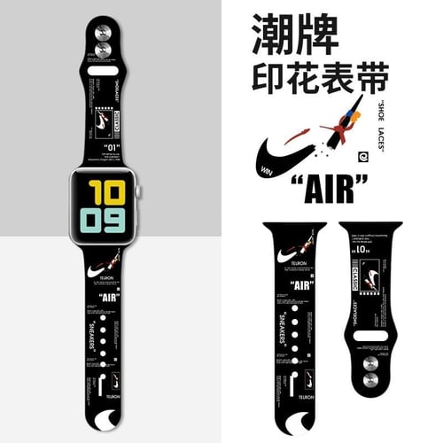 سوار ساعة ابل سيليكون مقاس 38 ملم 40 ملم 41 ملم و...