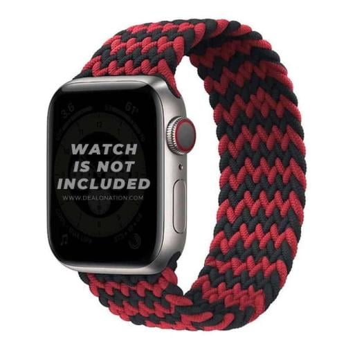 سوار ساعة آبل قماش مطاط – مريح، أنيق، متوافق مع Ap...