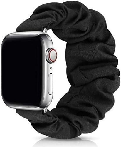 سوار ساعة آبل قماش مطاط – مريح، أنيق، متوافق مع Ap...