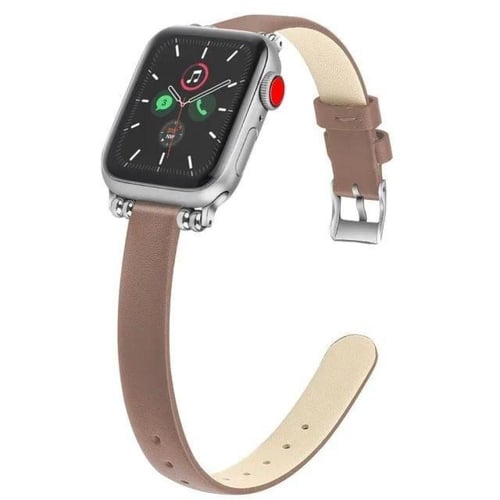 سوار ساعة آبل – جلد، مريح، متوافق مع Apple Watch.