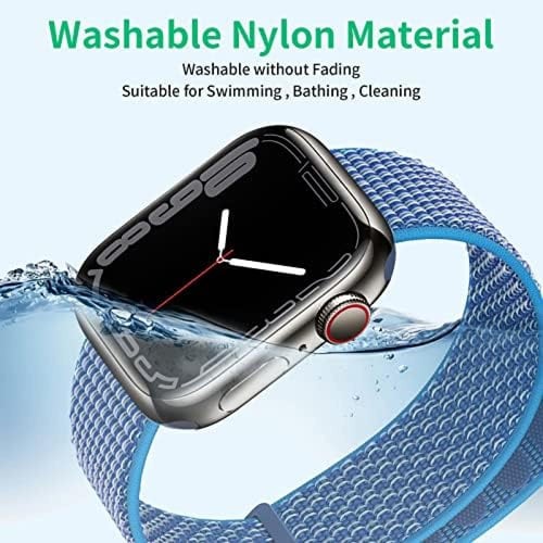 سوار ساعة آبل قماش نايلون ,أنيق متوافق مع Apple Wa...