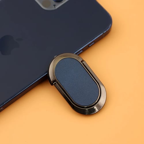 مسكة جوال خلفية لاصقة على شكل خاتم دائري متحرك دور...