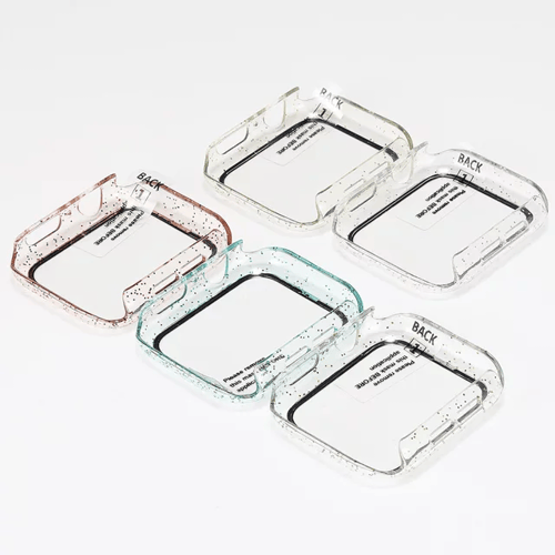 غطاء امامي شفاف لمعة لساعة ابل حامي من الصدمات وال...