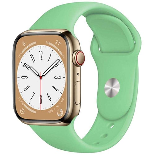 سوار ساعة آبل سيليكون – مريح، أنيق، مقاوم للعرق، م...