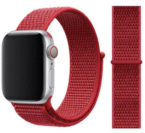 سوار ساعة آبل قماش نايلون ,أنيق متوافق مع Apple Wa...