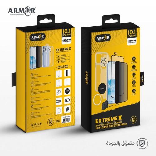 بكج حماية 1in10 كاملة ايفون ( IP 15 pro max ) مارك...