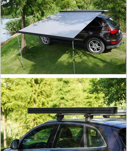 مظلة جانبية المنيوم نصف أوتوماتيك 2.5*2.5 متر