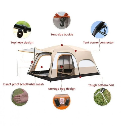 ‏خيمة كبيرة غرفتين أتوماتيك اكسفورد 210 فخمة