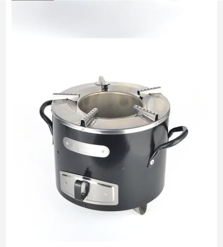 موقد طبخ وشاهي ودفاية على الفحم فوق الرائع