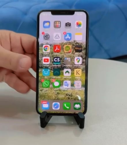 ‏حامل امتنان الألمنيوم الذكي للجوالات والايباد