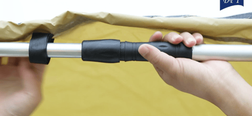 مظلة سيارة جانبية 270 درجة مقاس كبير 2.5 متر