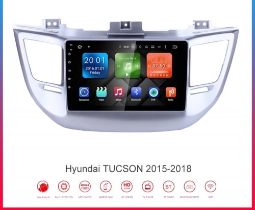 شاشة هيونداي توسان 2016-2108