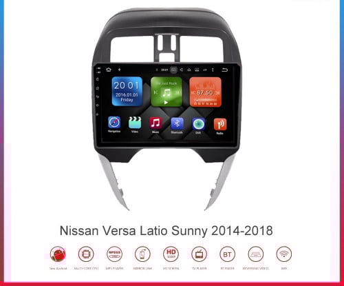 شاشة نيسان صني 2014-2018