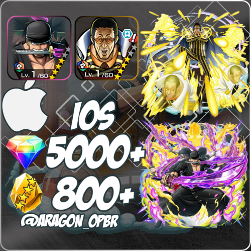 حساب كيزارو + زورو / +5000 / +800 / للأيفون فقط