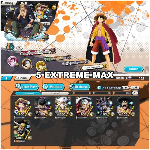 حساب 5 اكستريم ماكس