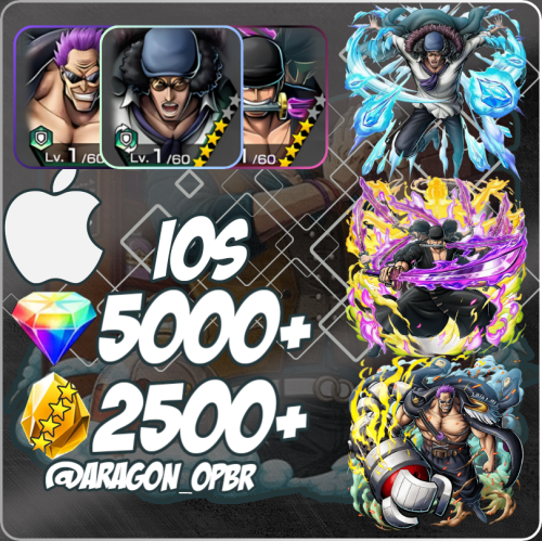 حساب اوكيجي + زورو + زيفر / +5000 / +2500 / للأيفو...