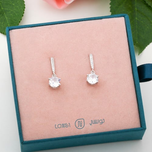 حلق فضة عيار 925