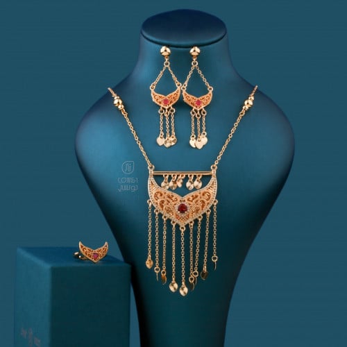 طقم مطلي تصميم مميز