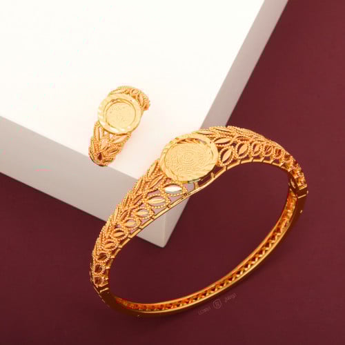 اسوارة وخاتم تصميم غصن الزيتون 1