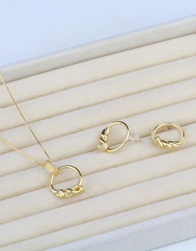 طقم مطلي زركون مسمار