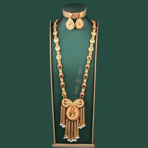 طقم كويتي بسلسال طويل