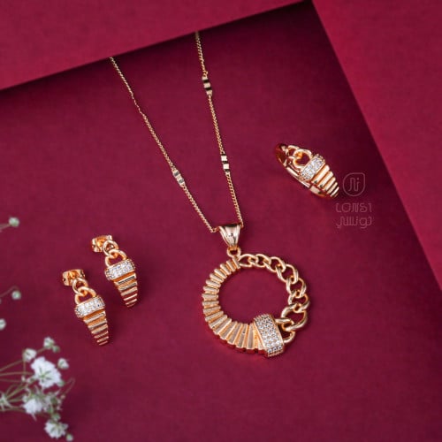 طقم مطلي تصميم السلسله