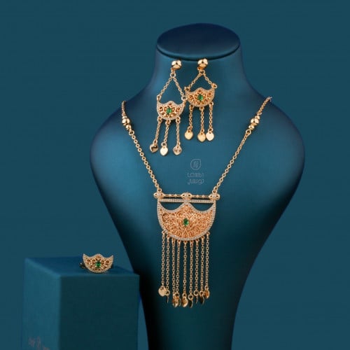 طقم مطلي تصميم مميز