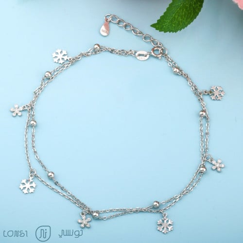 خلخال ناعم فضة عيار 925 1