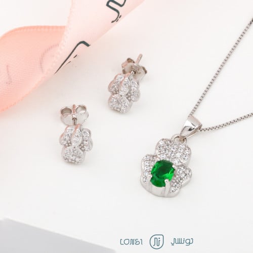 طقم ناعم فضة عيار 925