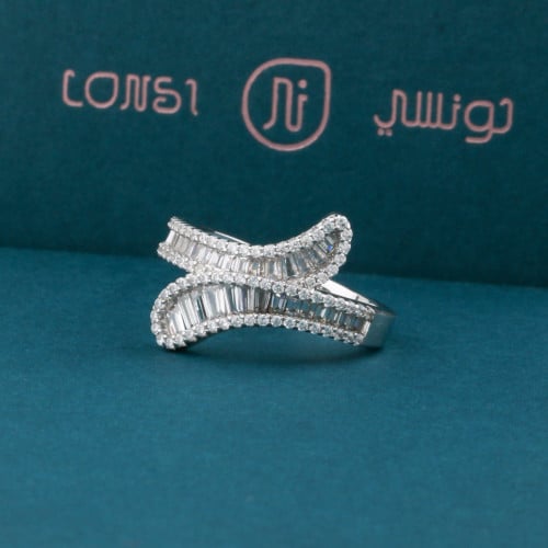 خاتم فخم فضة عيار 925