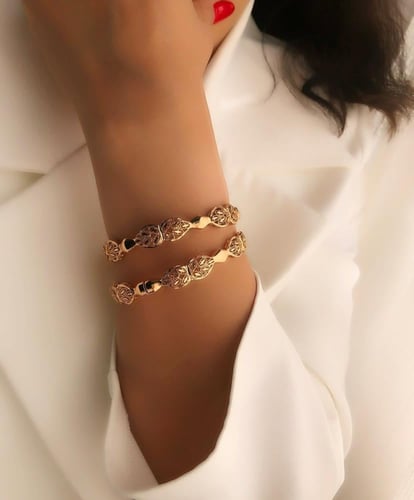 بناجر مطليه تصميم ذهب