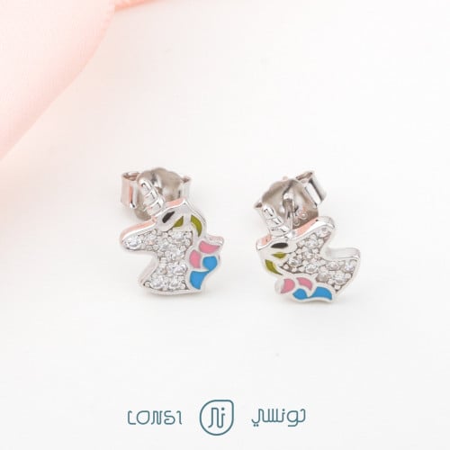 حلق فضة عيار 925