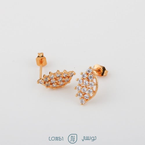 حلق زركون تصميم ألماس