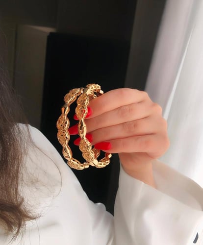 بناجر مطليه تصميم ذهب