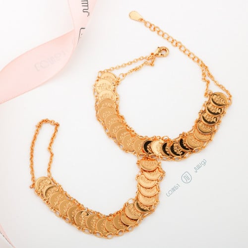 كف مطلي تصميم جنيهات