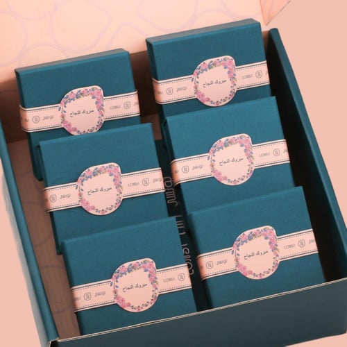 بوكس توزيعات حلق 6 قطع