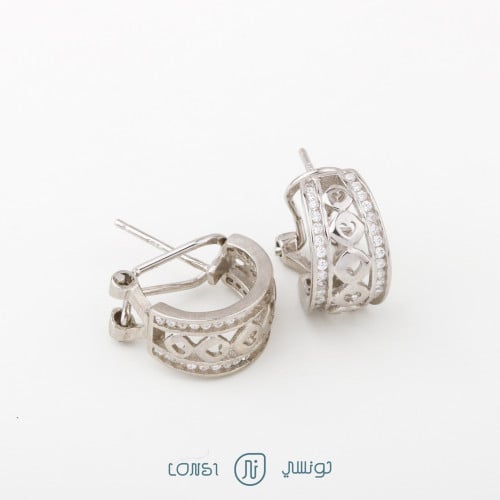 حلق دائري فضة عيار 925